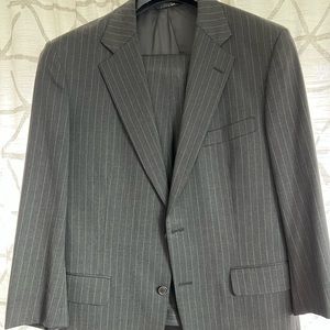 Brooks Brothers charcoal pinstripe suit